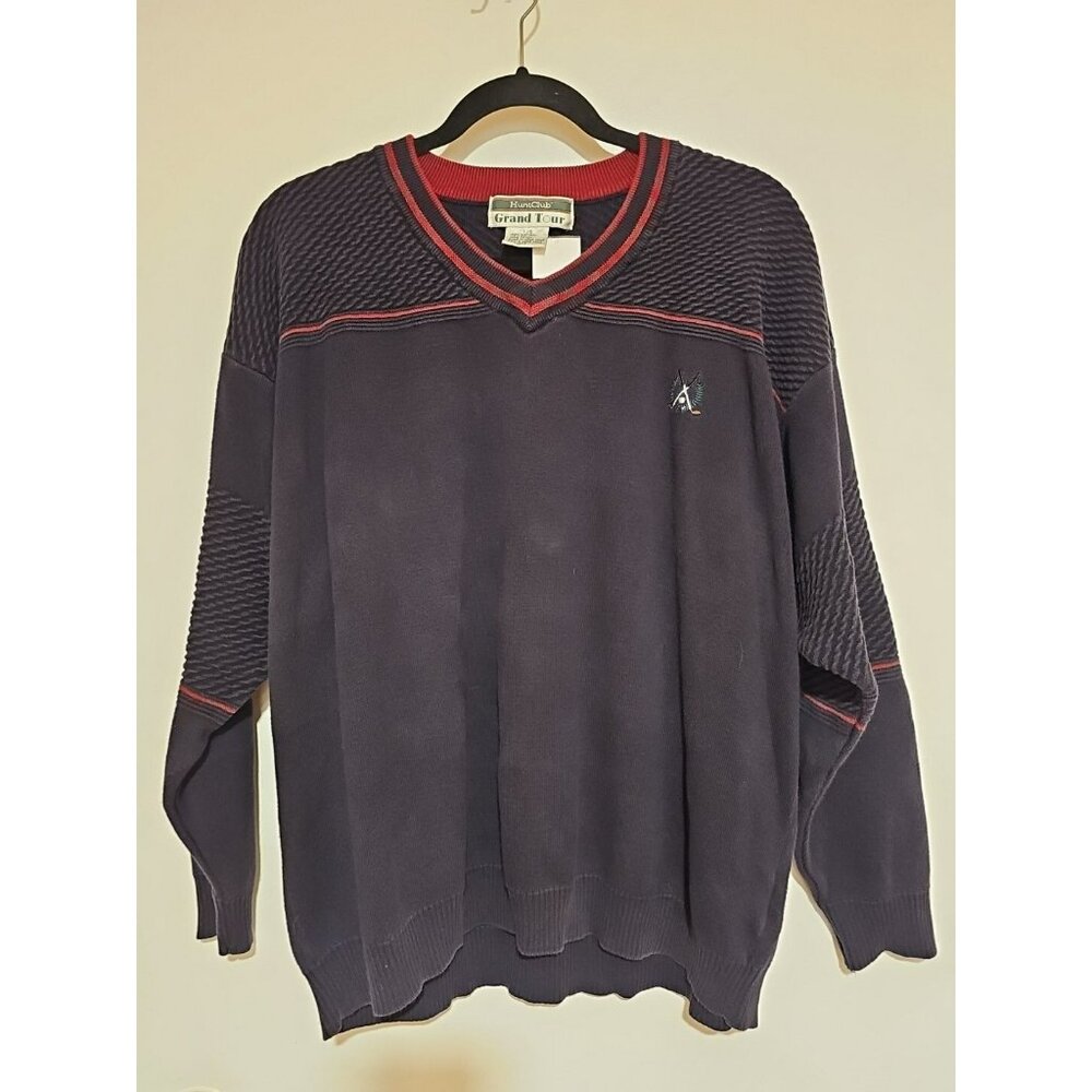 Vintage Hunt Club Grand Tour Men Shirt Large Classic Heritage Dad Grandpa